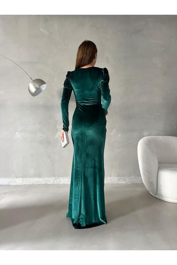 181098 Смарагдовий зелений Вечірня сукня
