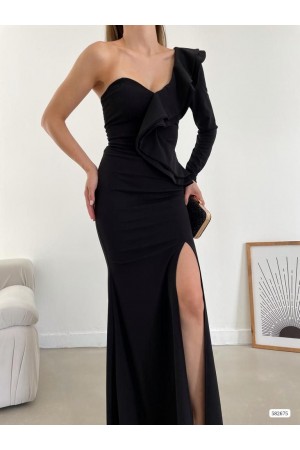 181104 black Evening dress