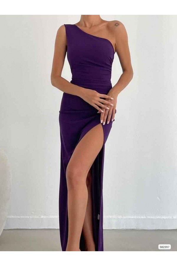 181116 фіолетовий Вечірня сукня