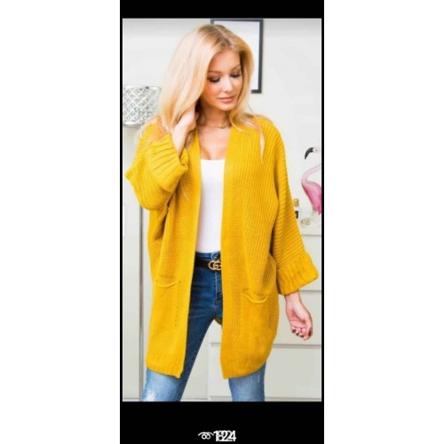 181388 yellow CARDIGAN