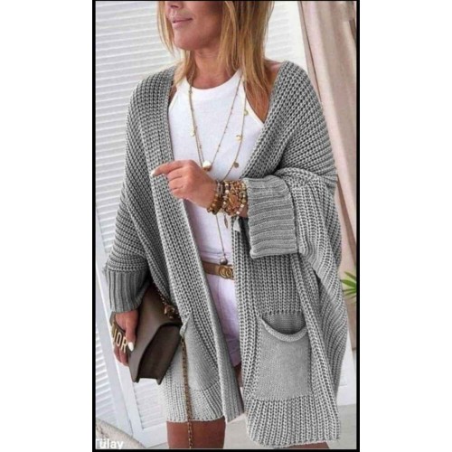 181389 Grey CARDIGAN