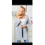 181390 bebe blue CARDIGAN