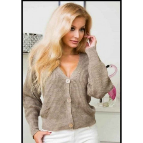 181408 mink CARDIGAN