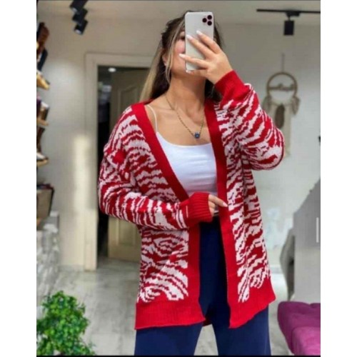 181431 red CARDIGAN