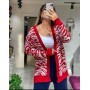 181431 red CARDIGAN