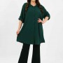 182217 TOPTAN YEŞİL TUNİK toptan bayan giyim