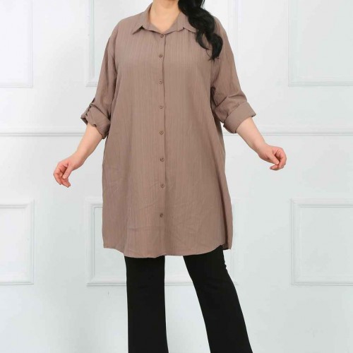 182228 TOPTAN VİZON TUNİK toptan bayan giyim