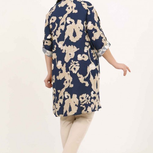 182250 TOPTAN DESENLİ TUNİK toptan bayan giyim