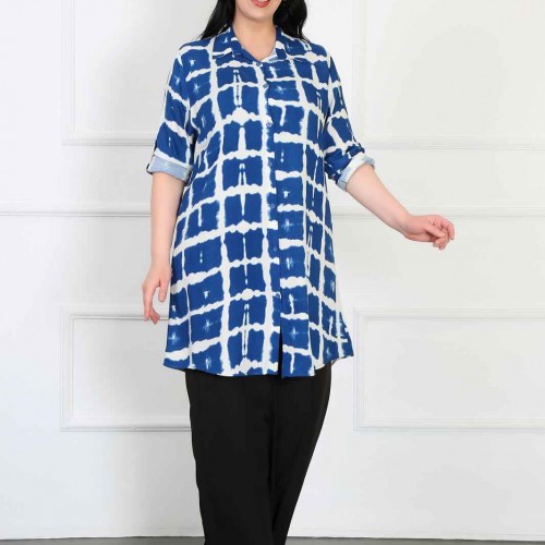 182279 TOPTAN DESENLİ TUNİK toptan bayan giyim