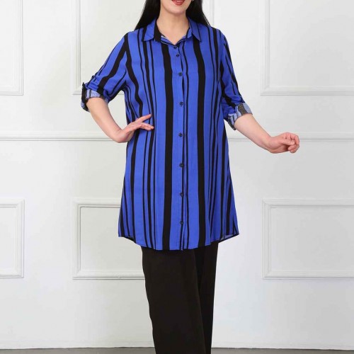 182280 TOPTAN DESENLİ TUNİK toptan bayan giyim