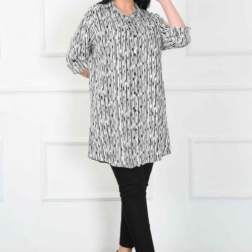 182283 TOPTAN DESENLİ TUNİK toptan bayan giyim