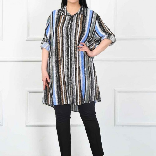 182288 TOPTAN DESENLİ TUNİK toptan bayan giyim