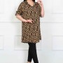 182291 TOPTAN DESENLİ TUNİK toptan bayan giyim