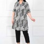 182293 TOPTAN DESENLİ TUNİK toptan bayan giyim