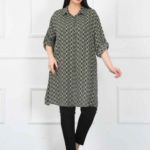 182298 TOPTAN DESENLİ TUNİK toptan bayan giyim