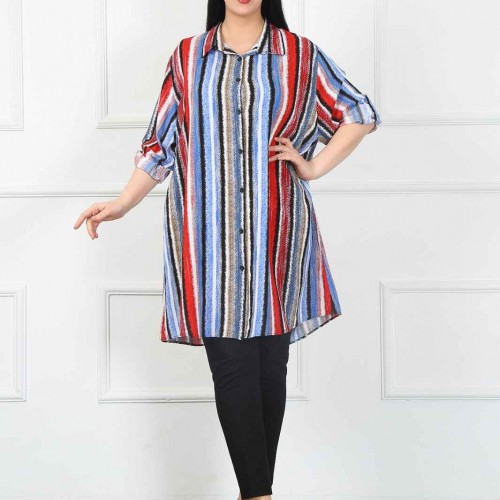 182301 TOPTAN DESENLİ TUNİK toptan bayan giyim