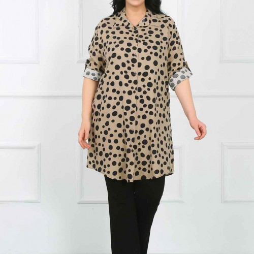 182317 patterned TUNIC toptan bayan giyim