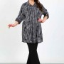 182328 patterned TUNIC toptan bayan giyim