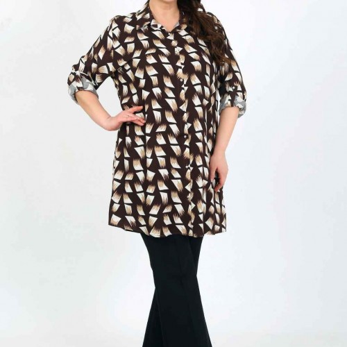 182339 patterned TUNIC toptan bayan giyim