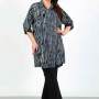 182340 patterned TUNIC toptan bayan giyim