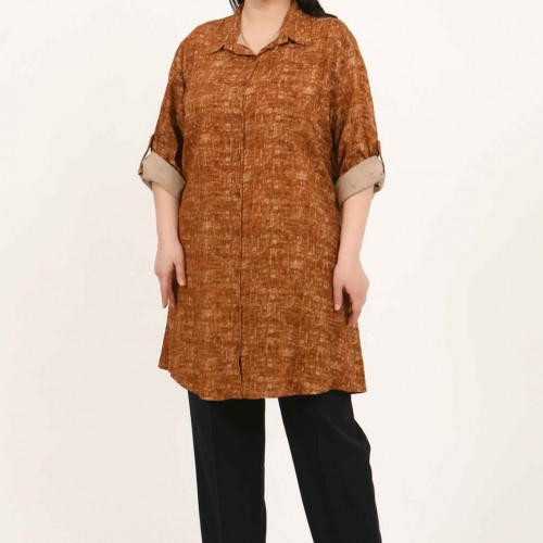 182363 patterned TUNIC toptan bayan giyim