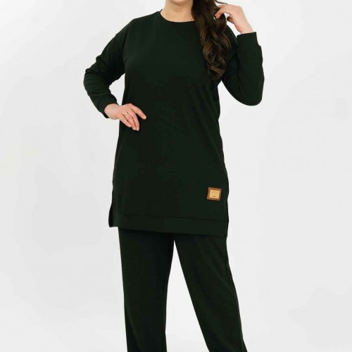 182368 TOPTAN SİYAH EŞOFMAN TAKIM toptan bayan giyim