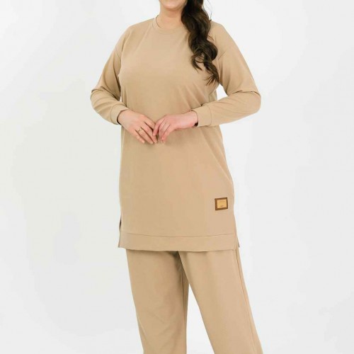 182373 TOPTAN BEJ EŞOFMAN TAKIM toptan bayan giyim