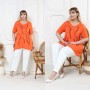 182413 orange TUNIC toptan bayan giyim