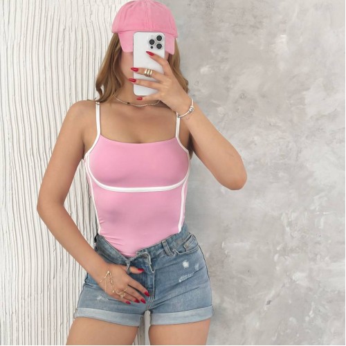 182443 TOPTAN PEMBE CROP toptan bayan giyim