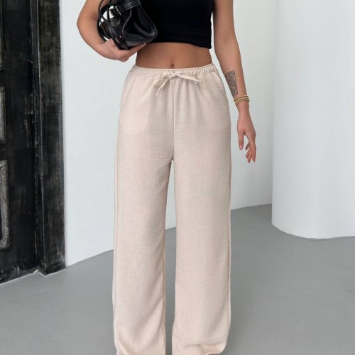 182640 TOPTAN BEJ PANTOLON toptan bayan giyim