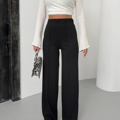 182659 TOPTAN SİYAH PANTOLON toptan bayan giyim