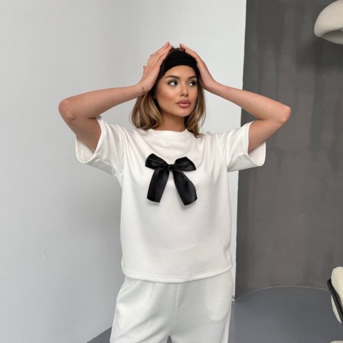 182794 TOPTAN BEYAZ EŞOFMAN TAKIM toptan bayan giyim