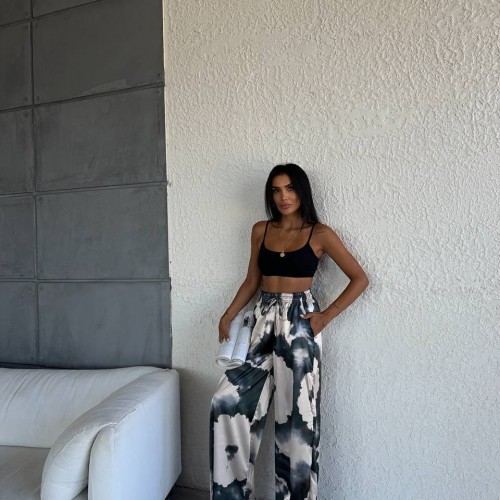 182926 TOPTAN DESENLİ PANTOLON toptan bayan giyim