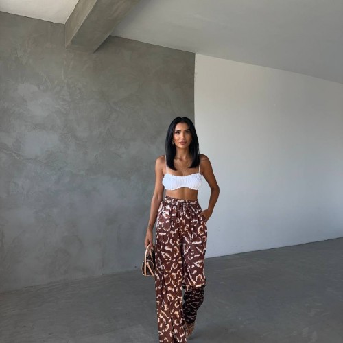 182928 TOPTAN DESENLİ PANTOLON toptan bayan giyim