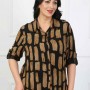 182958 TOPTAN DESENLİ GÖMLEK toptan bayan giyim