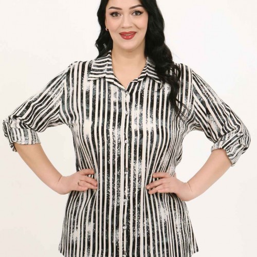 182959 TOPTAN DESENLİ GÖMLEK toptan bayan giyim