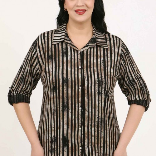 182961 TOPTAN DESENLİ GÖMLEK toptan bayan giyim