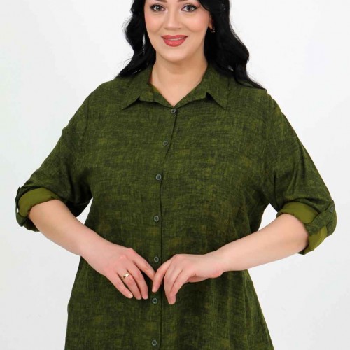 182970 TOPTAN DESENLİ GÖMLEK toptan bayan giyim