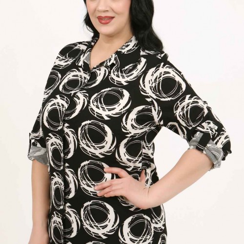 182979 TOPTAN DESENLİ GÖMLEK toptan bayan giyim