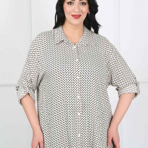 182989 TOPTAN DESENLİ GÖMLEK toptan bayan giyim