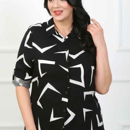 182993 TOPTAN DESENLİ GÖMLEK toptan bayan giyim