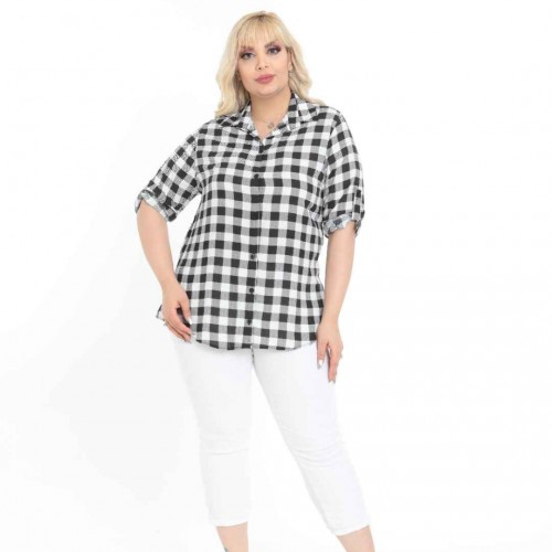 183009 TOPTAN DESENLİ GÖMLEK toptan bayan giyim