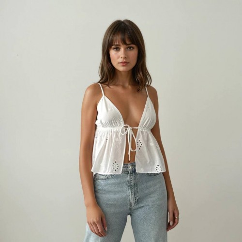 183169 TOPTAN BEYAZ BLUZ toptan bayan giyim