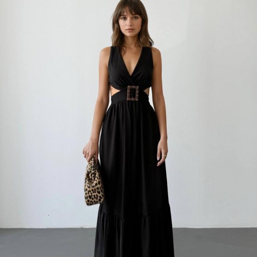 183185 TOPTAN SİYAH ABİYE toptan bayan giyim