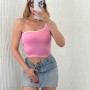 183296 TOPTAN PEMBE CROP toptan bayan giyim