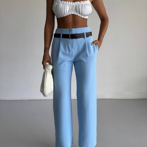 183761 TOPTAN BEBE MAVİ PANTOLON toptan bayan giyim