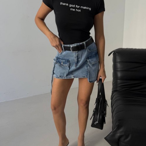 183793 TOPTAN SİYAH CROP toptan bayan giyim