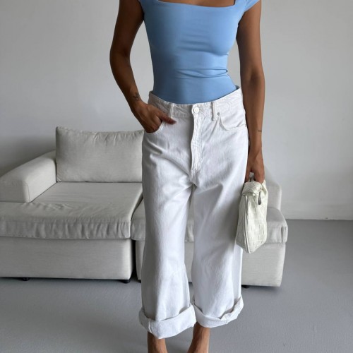 183809 TOPTAN BEBE MAVİ BLUZ toptan bayan giyim