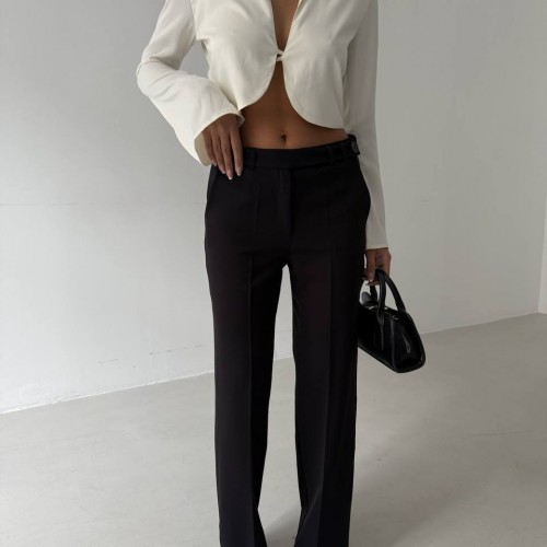 183835 TOPTAN SİYAH PANTOLON toptan bayan giyim