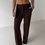 183837 TOPTAN KAHVE PANTOLON toptan bayan giyim